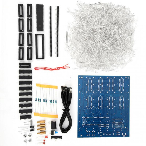 Stable 3D Printed LED Light DIY Kit for 8x8x8CM Cubes 1