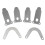 6 Pcs Air Compressor Valve Plate U-shaped Plates Compressor Accessories Cast Iron Valves Plates 1