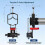 Universal Phone Scope Digiscope Adapter Metal Telescope Mount 3Axis Smartphone Holder for Spotting Scope with Remote 2