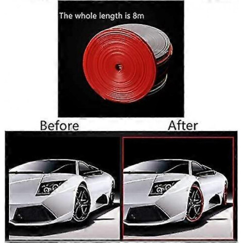 (black) Car Rim Protective Cover 8m 2