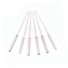 Pack of 6 Fondue Forks for Meat BBQ Chicken Skewers Vegan Marshmallow Chocolate Fondue
