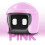 (Pink) Interactive Robot Car Toy with Helmet Cute Desk Decor New 1