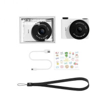 (64g, White) Small Digital Camera Mini Video Cam Photography Point Camera Christmas