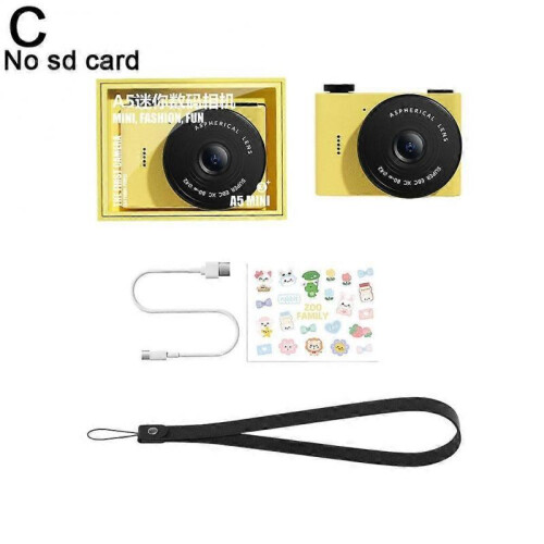 (no.sd.card, black) Small Digital Camera Mini Video Cam Photography Point Camera Christmas 1