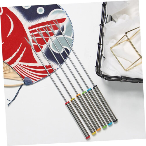 Stainless Steel Toothpicks Forks Fruit Fork Dessert Tasting Fork Pack of 12 1