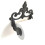 Toilet Roll Holders Wall Mounted for Home Black Bathroom Accessories 5