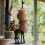 Giraffe Paper Towel Holder Cast Iron Animal Statue Tissue Stand 5