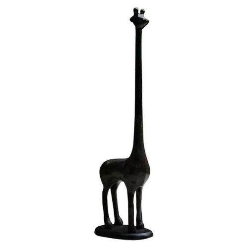 Giraffe Paper Towel Holder Cast Iron Animal Statue Tissue Stand