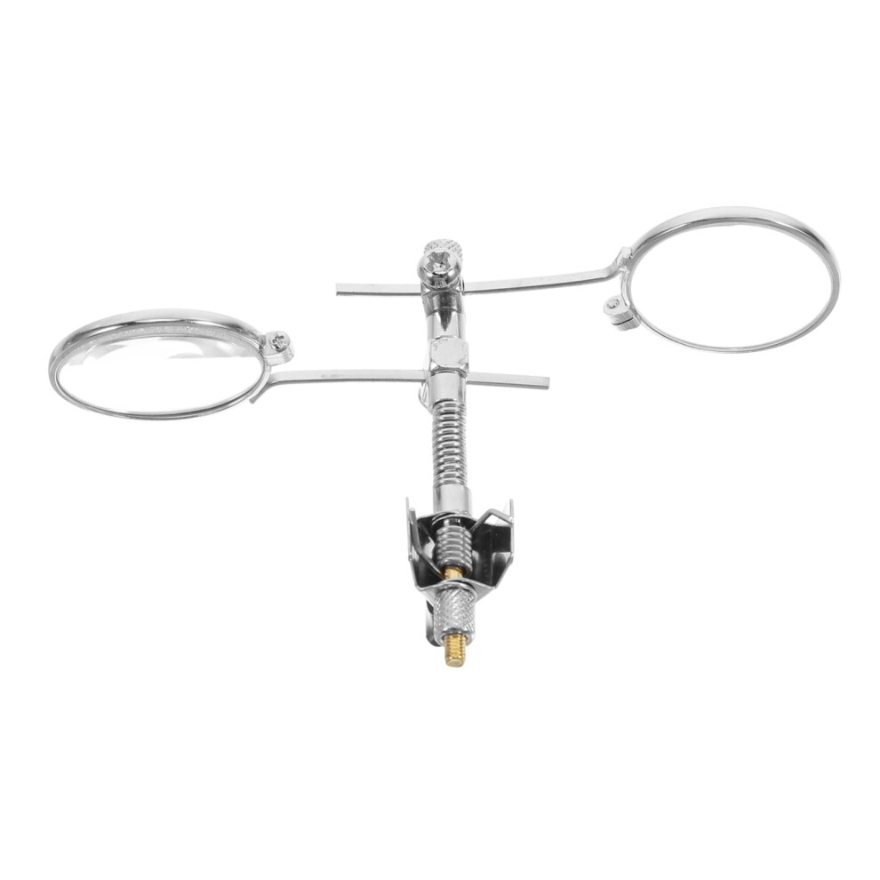 Magnifying glass for glasses magnification for jewelry and watch repair Compact magnifier with rubber padding to protect the lenses
