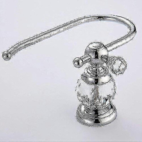 Crystal Series Brass Toilet Paper Roll Holder, Polished Chrome 2