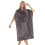 (L,Style 2)Beach Changing Robe Surf Bath Towel Hooded Quick Dry Poncho Bathrobe Unisex 2