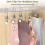 10pcs Hanger Clip Space-saving Metal Clothespin Hook Soft Rubber Coating Durable Clip Pants Hats 2