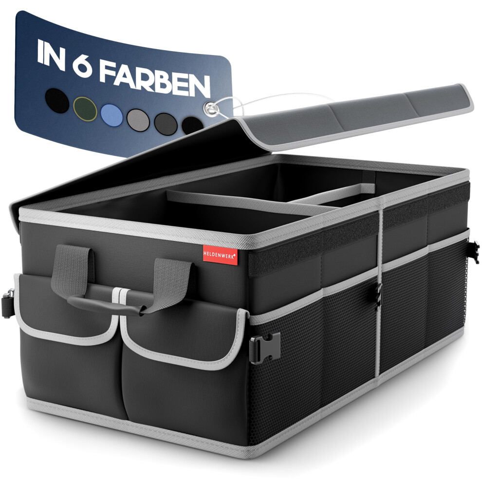 Premium Car Boot Organiser With Lid Stable Nonslip Foldable Boot Bag 6276012951737
