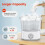 Hot Towel Warmer,Rapid Heating Towel Steamer EU Plug 4