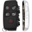 Car Key Shell Case Replacement for Jaguar Xe Xf Xj Xk 5 Button Remote 2