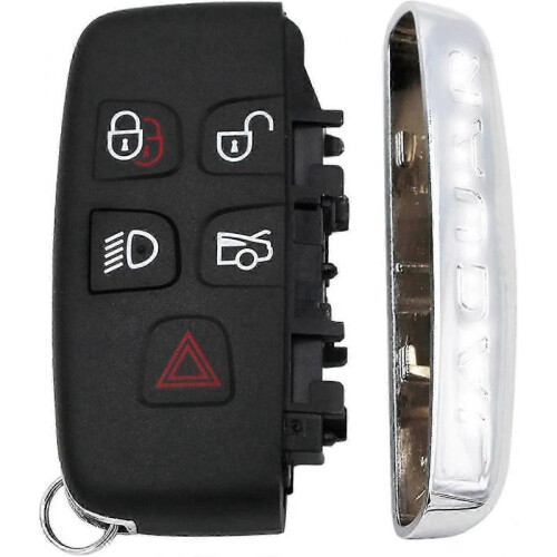 Car Key Shell Case Replacement for Jaguar Xe Xf Xj Xk 5 Button Remote 1