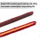 (Red) Mercedes Benz C Class W203 4 Door (2000 - 2007) LED Red Rear Third Brake Light Replacement 2