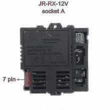 (JR-RX-12V A) Bluetooth Remote Receiver JR - RX - 12V for Kids' Electric Cars, Smooth Start Controller Compatible with Jr1958rx/1858rx/1738rx