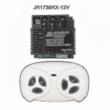 (JR1738RX Full set) Bluetooth Remote Receiver JR - RX - 12V for Kids' Electric Cars, Smooth Start Controller Compatible with Jr1958rx/1858rx/1738rx