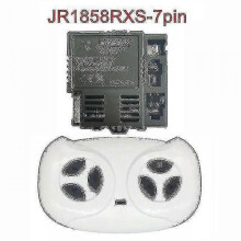 (JR1858RX 7pin Full) Bluetooth Remote Receiver JR - RX - 12V for Kids' Electric Cars, Smooth Start Controller Compatible with Jr1958rx/1858rx/1738rx