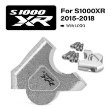 (S1000XR-Silver) 32mm Motorcycle Handlebar Riser for BMW R1200GS, R1250GS, S1000XR - Drag Handle Bar Clamp Extend Adapter