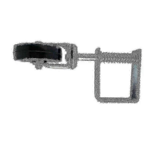 4 Inch Heavy Duty Rubber Mute Spring Loaded Gate Door Caster Wheel (1 Pc, Black) 2