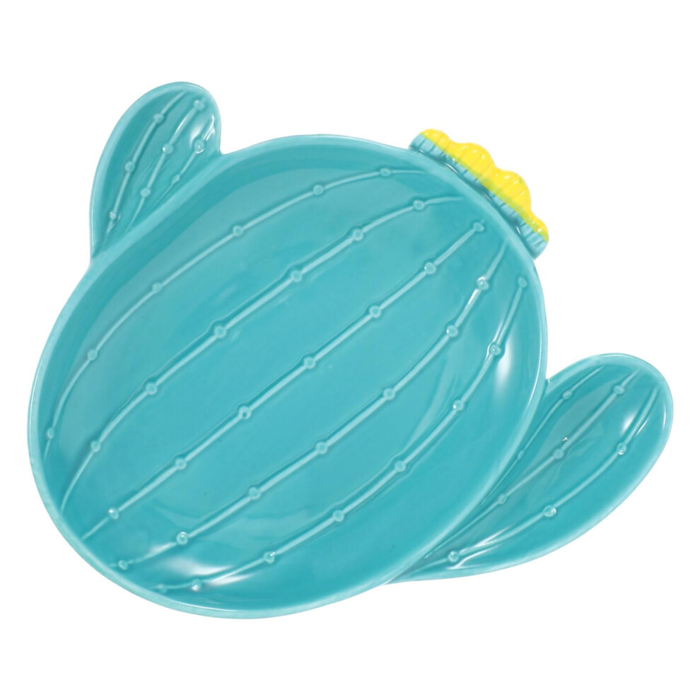 Versatile serving plate made of ceramic with  salad plate, snack plate, decorative bowl for appetizers, desserts, fruit 20.00X18.50X2.60CM-image-OPC-PJ2FS78-NEW