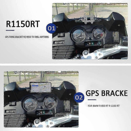 (B) BMW R 850/1150 Rt - R1150rt Motorcycle Phone Stand with USB for GPS Navigation 2