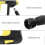 Karcher K2 - K7 Replacement High - Pressure Spray Gun with Quick Connect Brass Nozzle & Lance 3