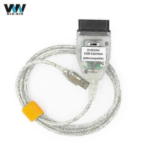 (white) BMW Diagnostic Tool: INPA K+CAN K+DCAN with FTDI FT232RL Chip, USB Interface & Switch 1