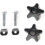 Rollator 2 Arms Plastic Knob with 2 Screws (HL420) 1