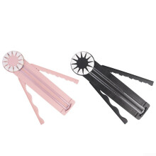 Paper cutter with ergonomic design and 12 blades, ideal for creative projects (black) Is black
