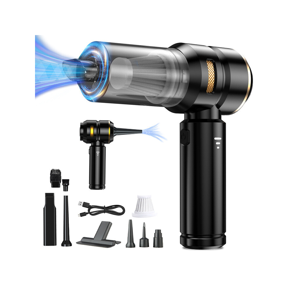 Handheld Car Vacuum Cleaner, Brushless, High-Power Dust Remover, and Integrated Mini Inflatable Dust Blower-image-OPC-PJ2FT9F-NEW