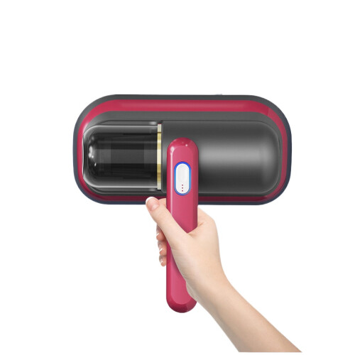 Rechargeable Dust Mite Removal Device with Strong Suction, Double Beating, UV Sterilization, Dust Mite Removal