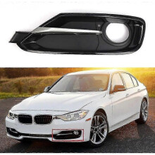 (Left) BMW 3 Series F30 F31 (11 - 17) Left/Right/Front Bumper Fog Light Cover Grill w/Chrome Trim 51117300737 51117300738