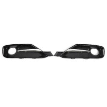 (Pair) BMW 3 Series F30 F31 (11 - 17) Left/Right/Front Bumper Fog Light Cover Grill w/Chrome Trim 51117300737 51117300738