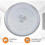 24.5 Cm Universal Glass Turntable Plate for Microwave with 3 Fixtures 3