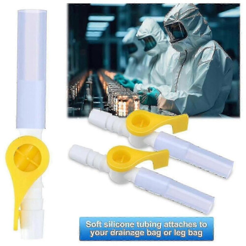15 Pack Individually Packaged Catheter Valves for Urine Drainage with Smooth Edges 1