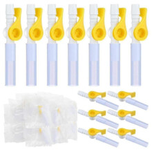 15 Pack Individually Packaged Catheter Valves for Urine Drainage with Smooth Edges