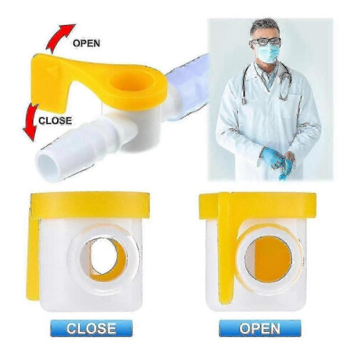 15 Pack Individually Packaged Catheter Valves for Urine Drainage with Smooth Edges 2