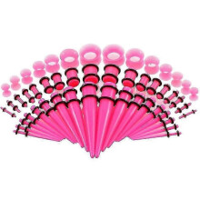 (pink) Ear Stretching Kit - 50 Pieces for Women in Europe