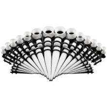 (white) Ear Stretching Kit - 50 Pieces for Women in Europe