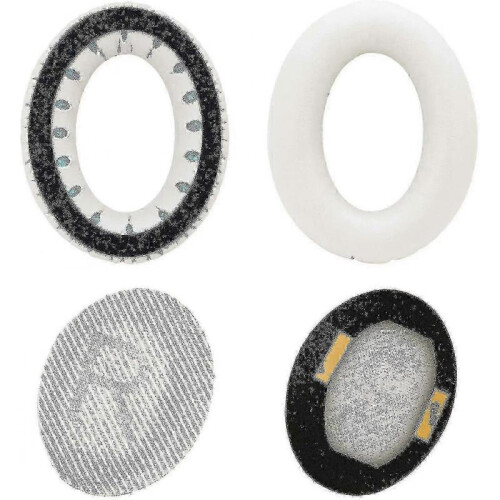 (White) Bose Quietcomfort 35 Qc35 Headphones Ear Pad Kit 1