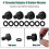 Brass Garden Hose Connector 4 Outlet Distributor Water Flow Adjustable And 3
