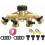 Brass Garden Hose Connector 4 Outlet Distributor Water Flow Adjustable And 1