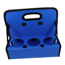 Handheld heatulted tack holder Holds Reusable coffee cup holder drink holder with handle drink holder to take away coffee holder Blue Peplate