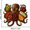 Octopus Charcuterie Board, Octopus Cheese Plate, Sea Animals Cheese Board 2