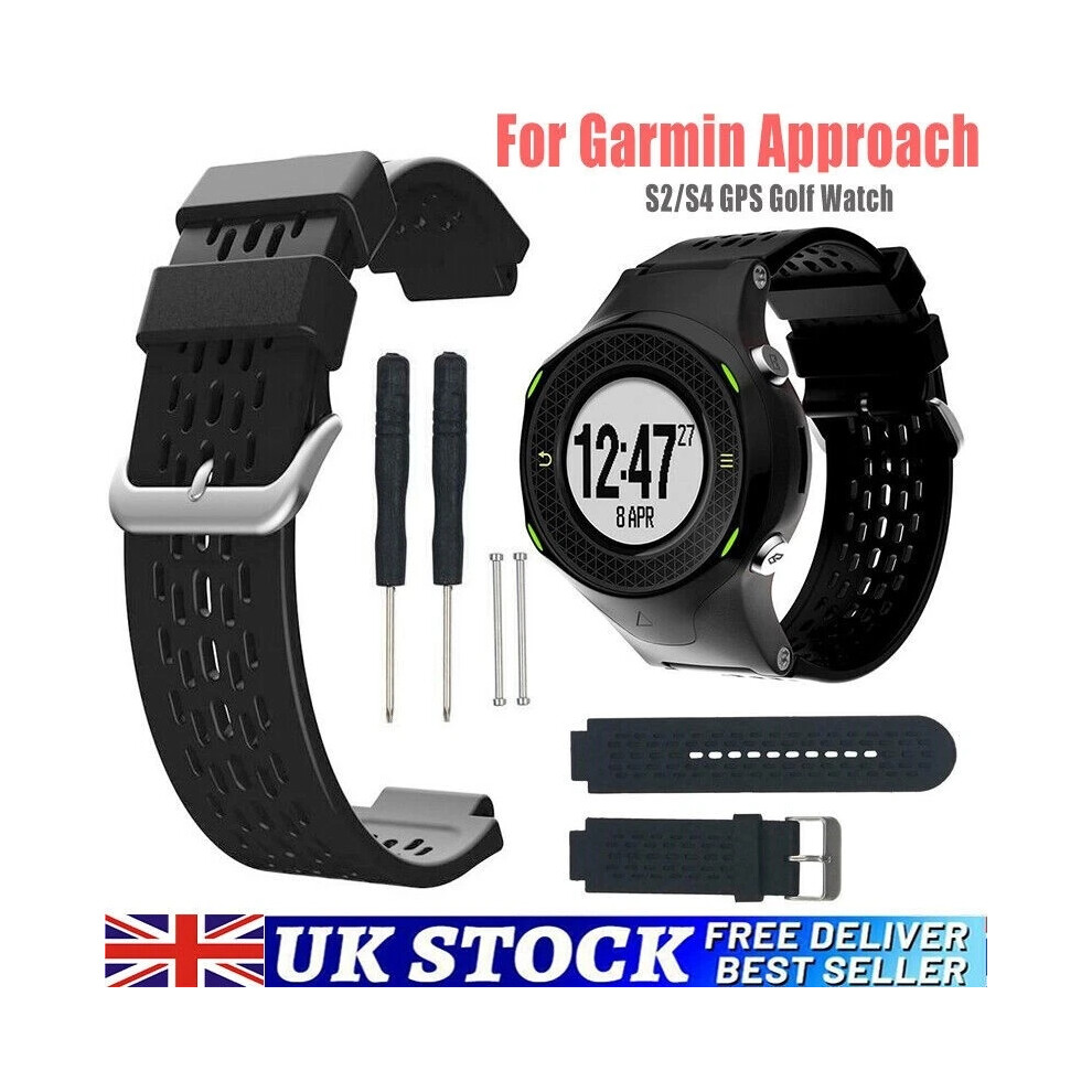 Silicone Replacement Watch Band Strap For Garmin-Approach S4/S2 Golf Gps Watch New Light 4069369063930