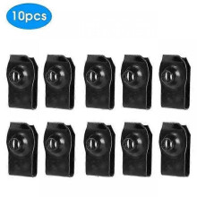 (10 black iron pieces) Car fender bolts screws metal fierce steel fastener engine under guard plate