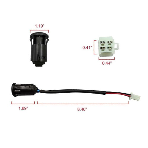 Ignition Switch for Chinese ATV - Key Ignition for Scooters and Dirt Bikes 2
